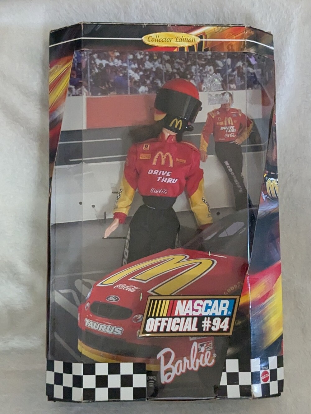 NIB Vintage 1999 NASCAR #94 Barbie Doll Collector Edition